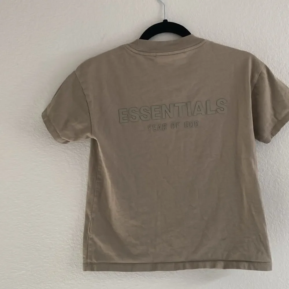 Essentials Fear Of God Short Logo Short Sleeve Top - Picture 6 of 9
